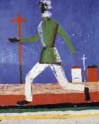 Kasimir Malevich The man running Spain oil painting artist